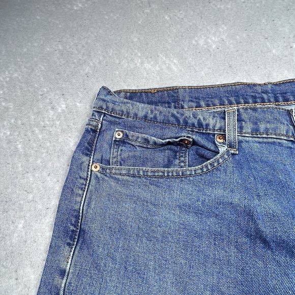 Levis 505 Jeans Mens Size 36 Blue Denim Jeans Regular Fit Straight - Picture 5 of 10